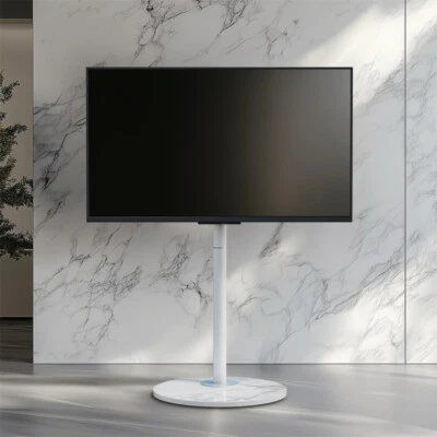 TV Ständer drehbar Standfuß für 40-75" höhenverstellbar Fernsehständer Rollen - Bild 1 von 4