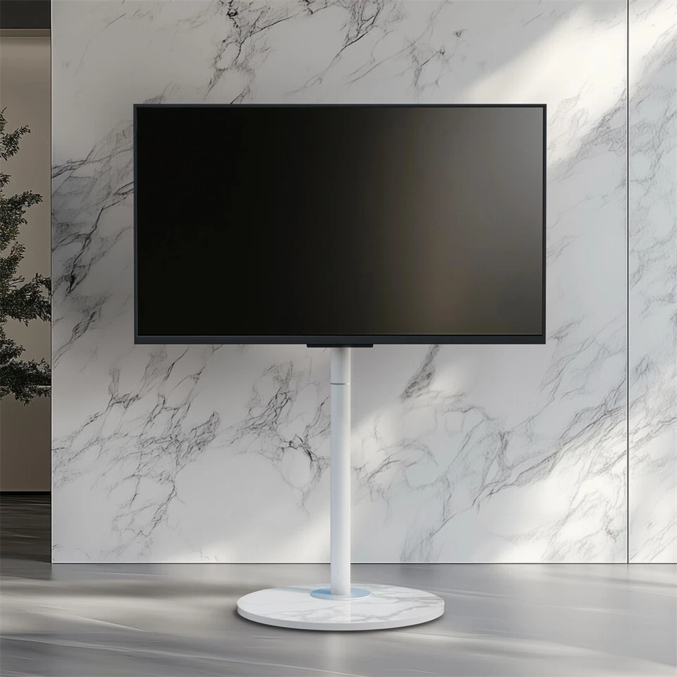 TV Ständer drehbar Standfuß für 40-75" höhenverstellbar Fernsehständer Rollen - Bild 1 von 4