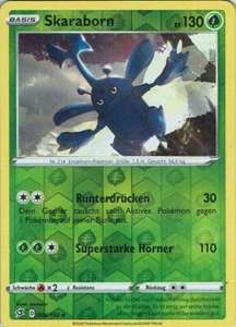 Pokemon Tarjeta SWSH02 Clash der Rebellen Nº 6/192 Skaraborn Reverse Holo alemán - Imagen 1 de 1