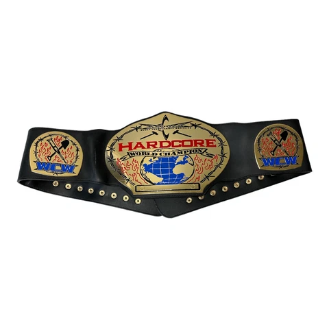 Official Figures Toy Company 2000 WCW Hardcore Championship Belt Rare Authentic Cover