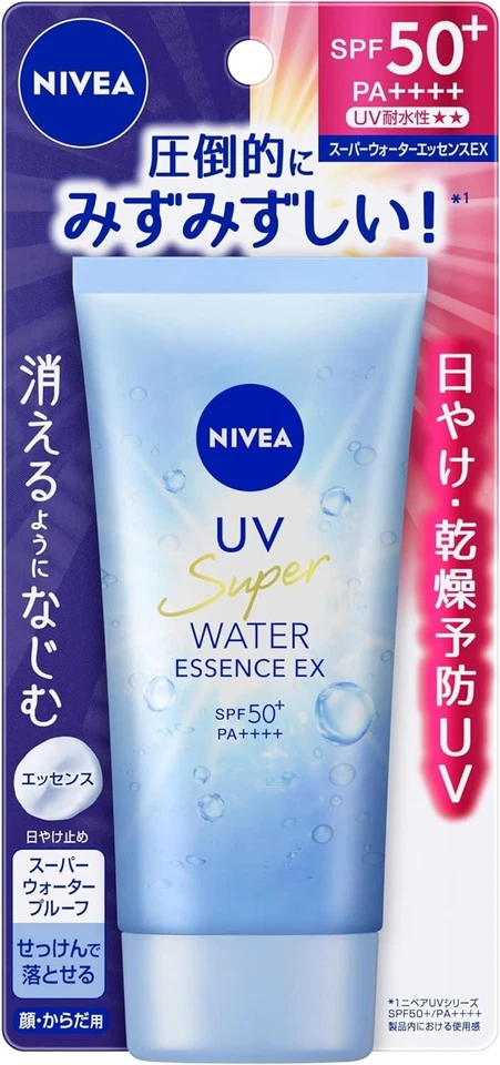 Nivea UV water gel EX 80g SPF50 PA Japan