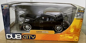 Jada Toys Dub City 1:24 Die Cast Metal Cars - Black 1987 Buick & Lexus SC430 - Picture 1 of 24