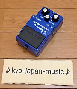 Pedales de efectos Boss CS-2 Compresión Sustentador Hecho en Japón Usados de Japón - Imagen 1 de 10