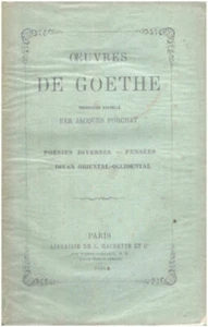 Diverse Gedichte -Gedanken -West-Orientsofa | Goethe | Guter Zustand - Bild 1 von 1