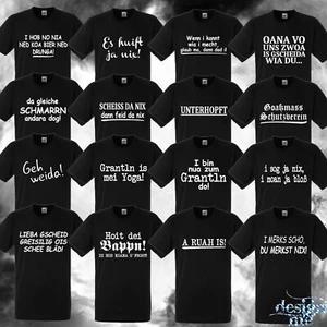 Bayrische Sprüche T-Shirt lustig witzig Bayrisch Spruch Motiv Funshirt Geschenk - Bild 1 von 20