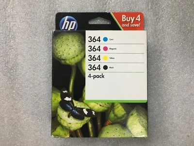 original HP Multipack 364 Black Yellow Cyan Magenta N9J73AE (2018) OVP Rechnung - Bild 1 von 2