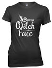 Resting Witch Face Halloween Womens Ladies Funny T-Shirt