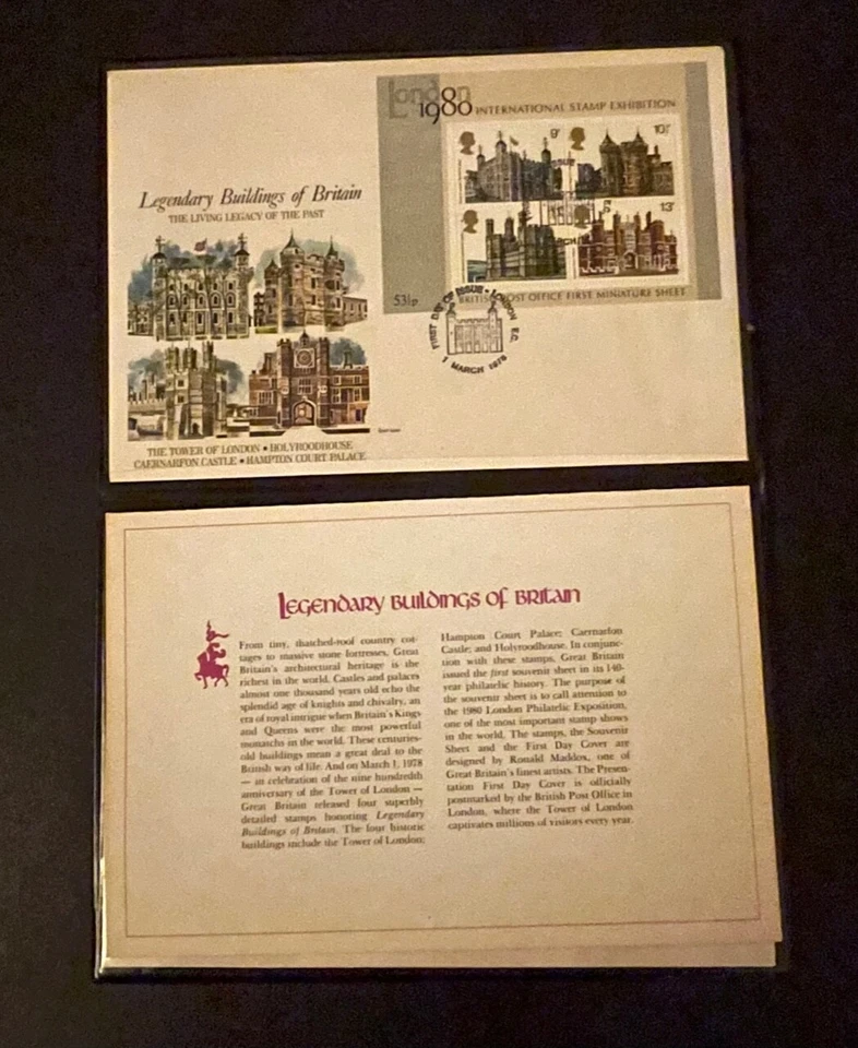 FIRST DAY COVER COMMEMORATING 4 LEGENDARY BUILDINGS OF BRITAIN MARCH 1, 1978 - Image 1 of 4