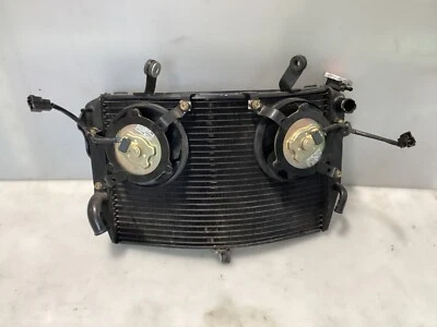 04-06 YAMAHA YZF R1 completo OEM radiador con ventiladores de refrigeración izquierda derecha y tapa Foto 1 de 2