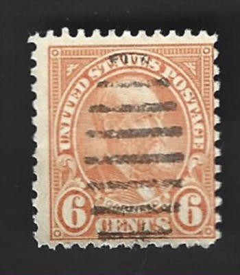 Scott# 638 6c James Garfield with a Duplex Cancel ~ (A-3) - Image 1 of 2