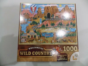 Welcome to Wild Country Canyon Express 1000 Piece Puzzle 100% Complete GUC - Picture 1 of 2