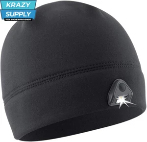 LED Beanie 35/55 Ultra-Bright Hands Free LED Lighted Battery Powered Headlamp - Picture 1 of 9