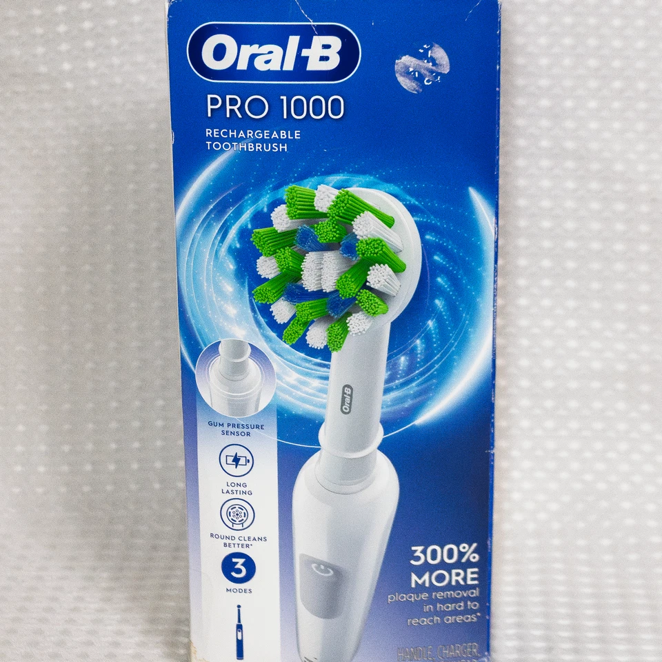 Oral-B Pro 1000 электрическая зубная щетка только коробка - пустая упаковка - Изображение 1 из 4