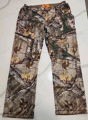 Field & Stream Realtree Mens XL Hunting Pants Fleece Hydro Proof Edge Camo - Image 1 of 4