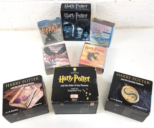 Harry Potter Media Collection - DVD / Audio CD / Cassette (Read By Stephen Fry) - Picture 1 of 7