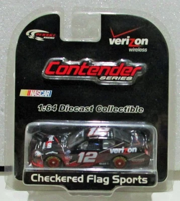 Cargador Justin Allgaier Verizon Dodge 2009 Checkered Flag Sports 1:64 negro Foto 1 de 2