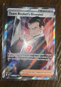 Pokemon TCG 2025 Team Rocket's Giovanni 225/182 Sv10: Destined Rivals Holo NM - Picture 1 of 2