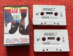 VARIOUS ARTISTS - CASSETTE TAPE X 2 - SMASH HITS PARTY 88 - Picture 1 of 6
