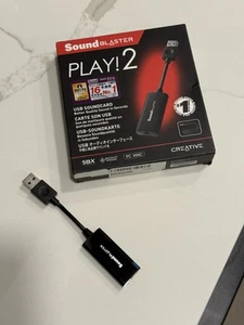Creative Lab Sound Blaster Play - External USB Sound Adapter for Windows/Mac - Bild 1 von 4