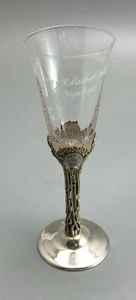 Vintage Commemorative Silver Glass SSHC London 1980 BEZX - Picture 1 of 7