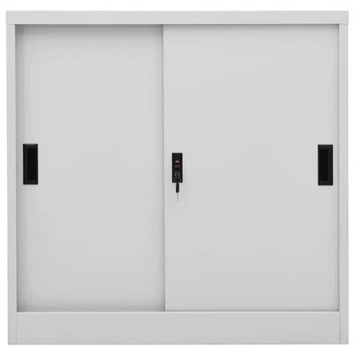 Armario Puerta Corredera con Maceta en Acero Antracita vidaXL Foto 1 de 4