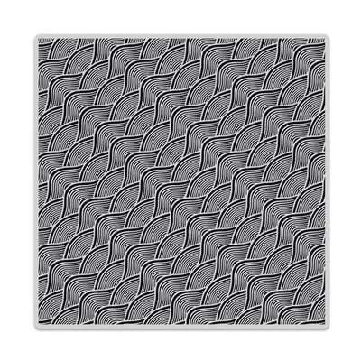 Hero Arts "PATRÓN DE ONDA" Fondo Adherente Goma Negrita Impresiones Sello 6"x6" Foto 1 de 2