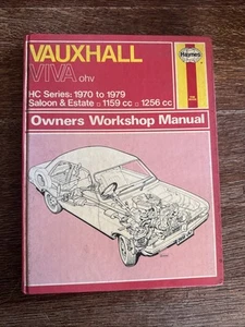 VAUXHALL VIVA OHV 1970 TO 1979 HAYNES WORKSHOP MANUAL 047 VINTAGE - Picture 1 of 2