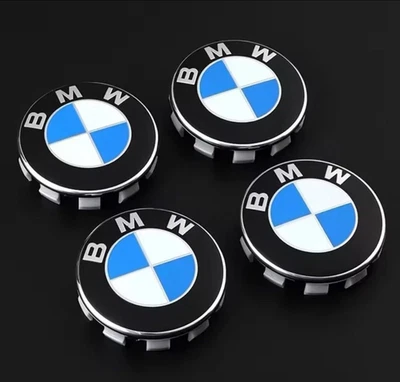 4PCS For BMW 68mm/2.65INCH Wheel Center Hub Caps Badge Emblem Rim Hubcaps Emblem - Image 1 of 4