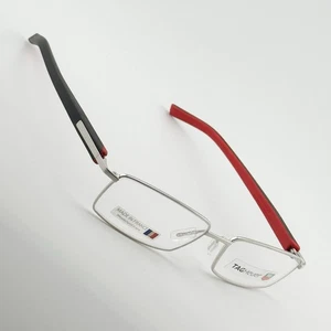 Authentic Tag Heuer Eyeglass TH 8006 Avant-Garde Black/Red Trends Frame France - Picture 1 of 18