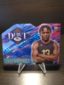 2024-25 Topps Finest Blue Refractor X-Fractor Debut Isaiah Collier /99 Utah Jazz - Bild 1 von 2