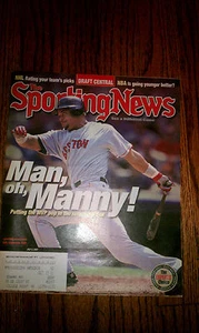 The Sporting News Manny Ramirez Boston Red Sox #24 OF MVP Champ HOF - Picture 1 of 1