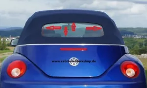 Reparatur Set Cabrio Glas Heck Scheibe Kleber, Audi VW Opel Mini Volvo MB Toyota - Bild 1 von 9