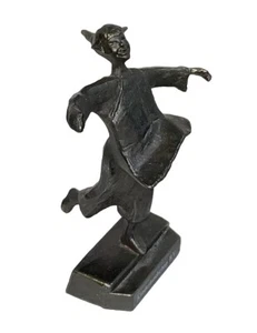 Scultura in metallo - Ragazza che balla nel vento - di Corry Ammerlaan -Kinderlandschap - Foto 1 di 15