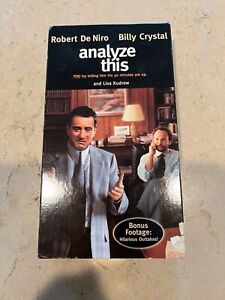 Analyze This (VHS #18226 1999) Robert De Niro Billy Crystal Like New 