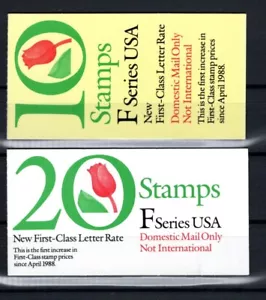 Estampillas de Estados Unidos - folletos - 2 variedades (G401) - Imagen 1 de 1