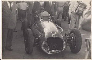 MASERATI 4CL SCUDERIA MILANO MAR DEL PLATA GP 1948 PLATÉ FOTO ORIGINAL DE ÉPOCA - Imagen 1 de 2