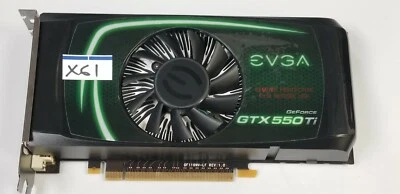 EVGA Nvidia GeForce GTX 550 TI 1GB DDR5 Video Card DVI HDMI PCI Express #X61 - Image 1 of 4
