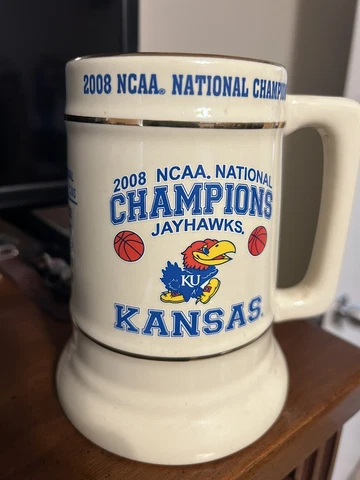 Jayhawks Vintage Championship Stien Mug Ncaa Championship Cover
