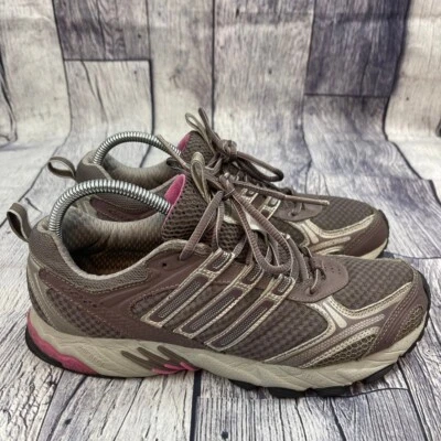 Adidas Adiprene Receptor Trail Hiking Women's size 8.5 Purple Grey Runner Shoes - Image 1 of 4