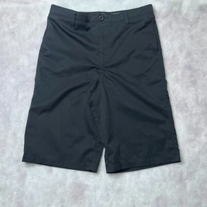 UNDER ARMOUR Sz 20 Loose Heat Gear Black MATCH PLAY Youth Shorts 1290349 - Picture 1 of 9