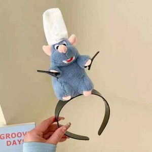 Diadema de muñeca de peluche de dibujos animados ratón ala ancha horquilla niña - Imagen 1 de 5