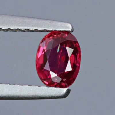 0.75Cts Natural Red Ruby No HEAT OVAL Cut Mozambique Loose Gemstone - Image 1 of 3