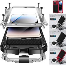 Heavy Duty Aluminum Metal Case Cover For iPhone 15 14 13 12 11 Pro Max X 8 7 6 