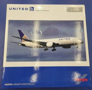 HERPA WINGS 1/200 United Airlines N20904 Boeing 787-8 Dreamliner #555616 Model - Picture 1 of 4
