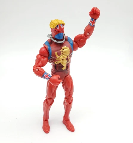 Marvel Universe infinite CAPTAIN BRITAIN Red Variant 3.75" Figure Loose Used Cover