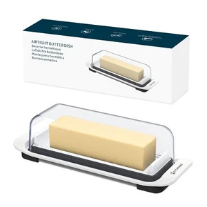 Airtight Butter Dish With Lid For Countertop And Refrigerator Door Shelf Easy Sc - Picture 1 of 8
