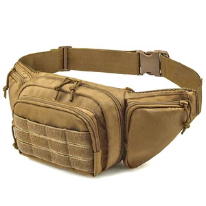 Tactical Concealed Carry Fanny Pack Holster Pouch Pistol Waist Gun Bag Belt - Picture 1 of 24
