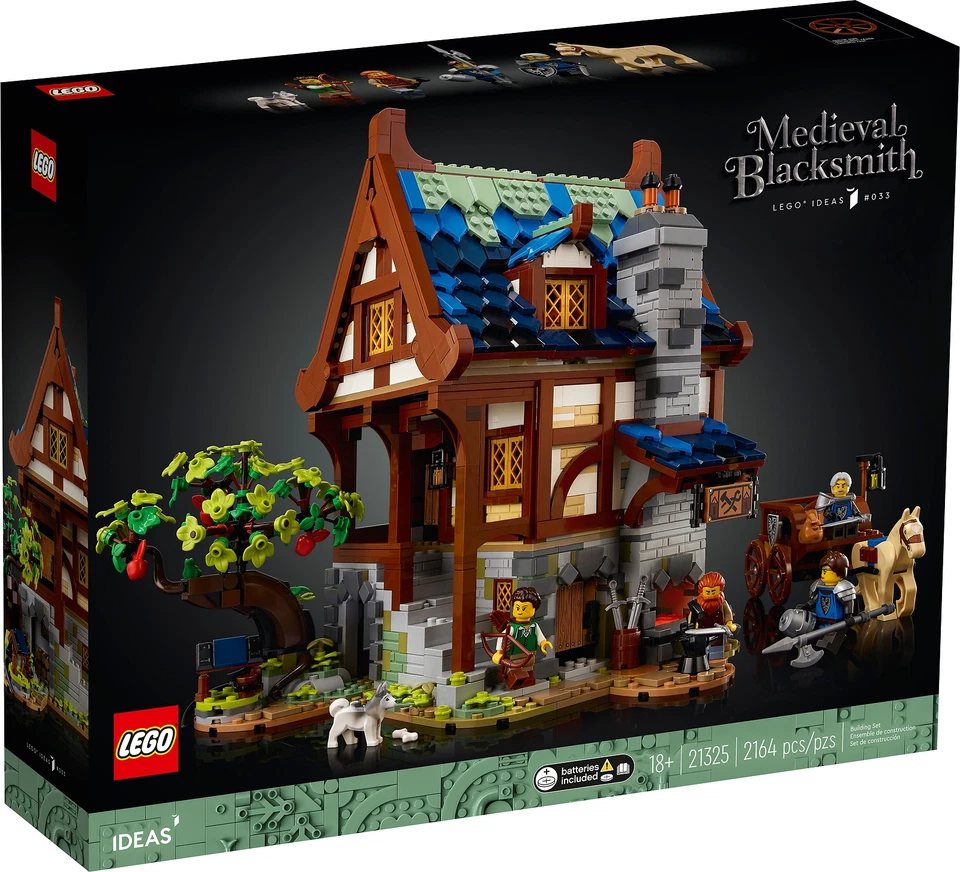 LEGO Ideas Medieval Blacksmith set 21325 Sealed Castle Black Falcon NEW - Image 1 of 1