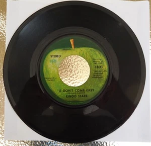 Ringo Starr 45 RPM Record-It Don't Come Easy - Imagen 1 de 2