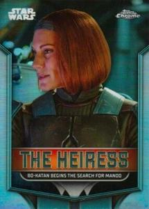 Bo-Katan Begins the Search for Mando (#TH-9) | 2024 Star Wars Chrome Insert - Picture 1 of 2